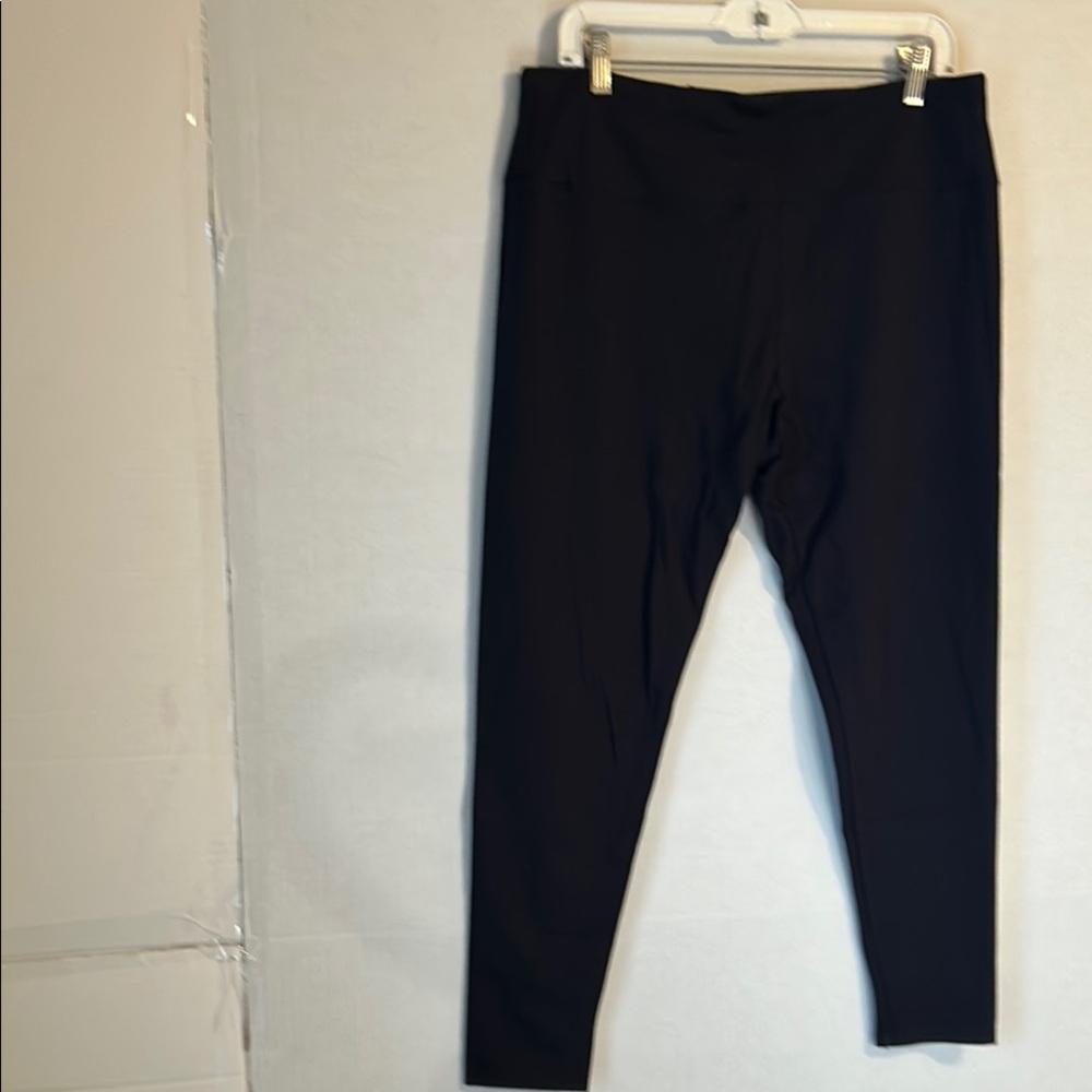 Soft Surroundings Black Stretch Pull On Leggings/Pants. Size Large